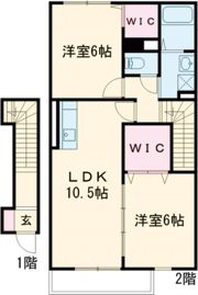 フレシール天伯 A棟の間取り画像