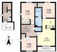 モンノールの間取り画像