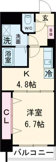宿院西TKハイツ2号館の間取り画像