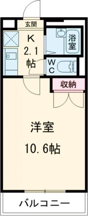 パレス梶栗の間取り画像