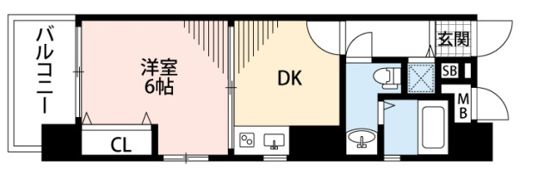 アイセレブ天神東の間取り画像