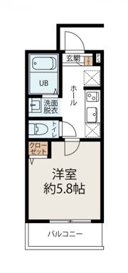 メゾンドシエルの間取り画像
