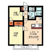 小手指スカイハイツの間取り画像