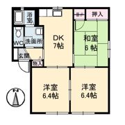 クレールT・Sの間取り画像