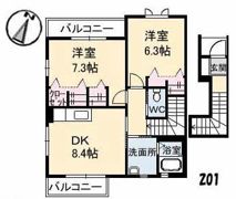 プチ・メゾン A棟の間取り画像