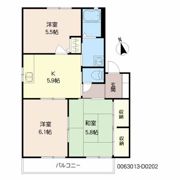 AXIS桑野III D棟の間取り画像