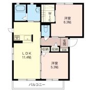 Green Rose Bの間取り画像