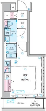 GENOVIA中野島の間取り画像