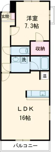 グラウベル沼垂西の間取り画像