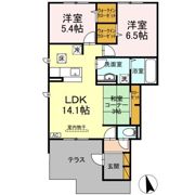 京 Ⅱの間取り画像