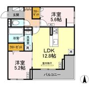 THE STATELY 子安町の間取り画像
