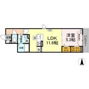 D'Bless大倉山の間取り画像