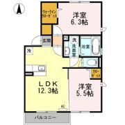 ジェネス長瀬の間取り画像