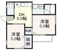 梅香園ハイツの間取り画像
