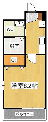 ワンモアハート円町の間取り画像