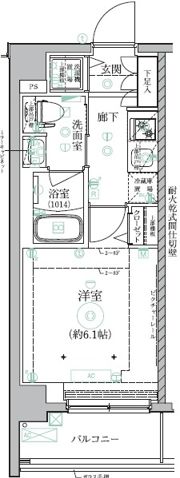 ベルシード川崎大師の間取り画像