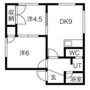 ノースツイン B棟の間取り画像