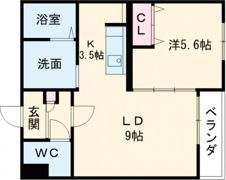 インフィニティ宮前の間取り画像
