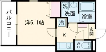 エクセルワンズ観月橋の間取り画像