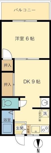 ハウスメモリアル7の間取り画像