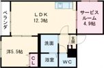 インフィニティ宮前の間取り画像
