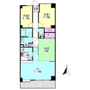 RIS中央林間Ⅰの間取り画像