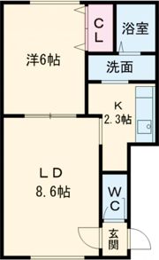 フォーチュン21の間取り画像