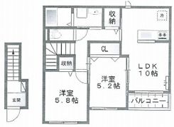 ライズアップの間取り画像