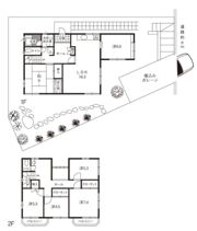 朱雀6丁目戸建の間取り画像