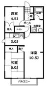 SプリメーロエスペランサA棟の間取り画像