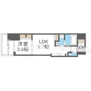 ミラージュパレス本町Departの間取り画像