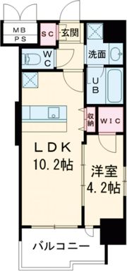 スプランディッド堺東Ⅲの間取り画像