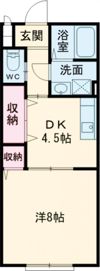 ヒルズシンシアⅠの間取り画像
