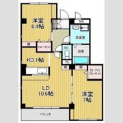 レザンヴェール八つ松の間取り画像