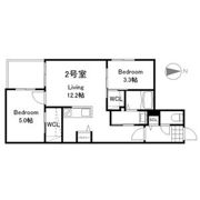LIISA円山裏参道の間取り画像
