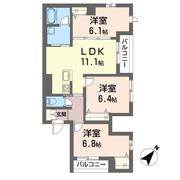 ウィスタリアの間取り画像