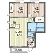 ロシホル Bの間取り画像