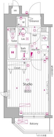 ガーラ・ヴィスタ水道橋の間取り画像