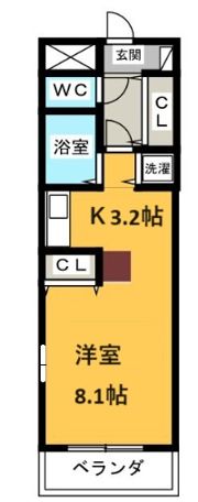 ラナ清水野の間取り画像