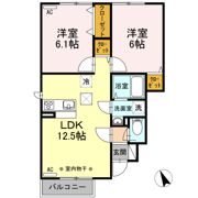 グランコート Bの間取り画像