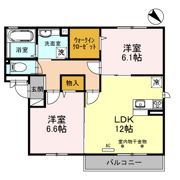 ヴィラージュの間取り画像