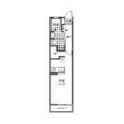 aruROOM清水春日の間取り画像