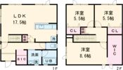 谷地頭町27Eモデルハウスの間取り画像