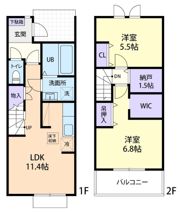Terraced House Nolina Aの間取り画像