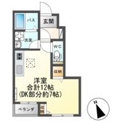 パンション岩曽の間取り画像