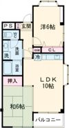 大成コート檀田B棟の間取り画像