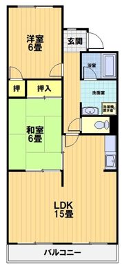 嵯峨野ロイヤルハイツの間取り画像