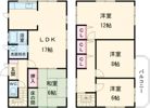 桔梗が丘7番町戸建賃貸の間取り画像