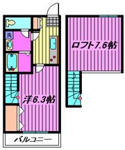 Duo Court西川口の間取り画像