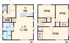 本通1丁目20-50戸建の間取り画像